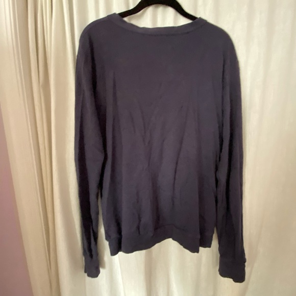 Navy Blue American Apparel Button Down Cardigan Delta Phi Epsilon Sorority - Picture 8 of 8